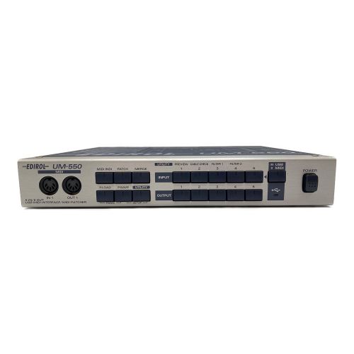 EDIROL (エディロール) USB MIDIインターフェース UM-550 通電確認のみ