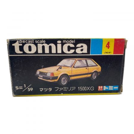 TOMY トミカ マツダ ファミリア 1500XG 黒箱 日本製