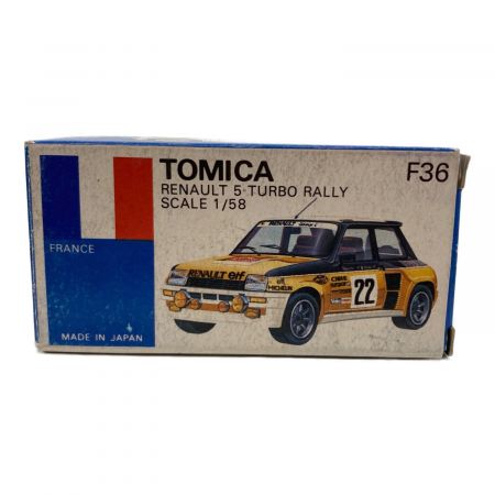 TOMY  トミカ ルノー5 ターボラリー 青箱 日本製