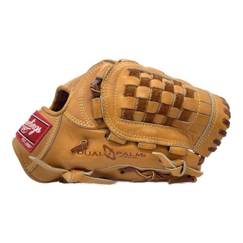 RAWLINGS (ローリングス) 軟式グローブ オレンジ DUAL PALM TECH オールラウンド用