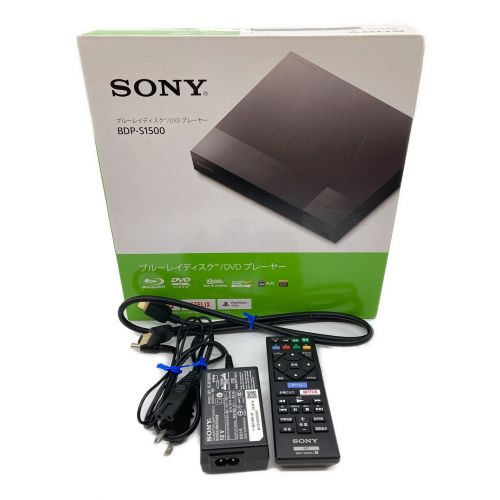 SONY BDP-S1500 DVDプレーヤー Blu-ray ソニーSONY - プレーヤー