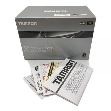 TAMRON (タムロン) ズームレンズ 70-300mm F/4-5.6 ソニーマウント -