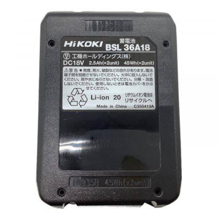 HIKOKI (ハイコーキ) コードレスセーバソー CR36DA 動作確認済み 純正バッテリー J990299