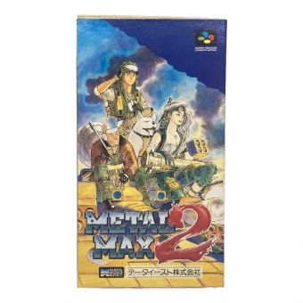 DATA EAST スーパーファミコン用ソフト 外箱・説明書付属 METAL MAX2 -