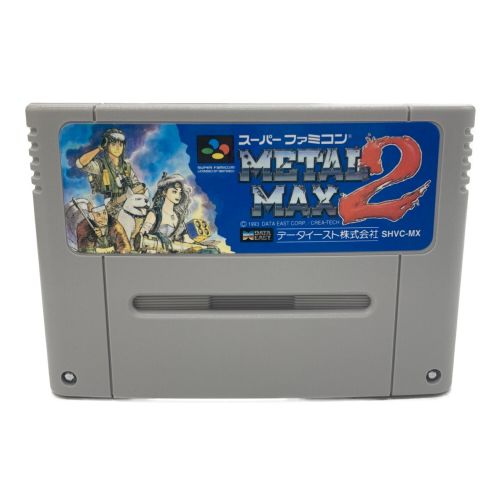 DATA EAST スーパーファミコン用ソフト 外箱・説明書付属 METAL MAX2 -