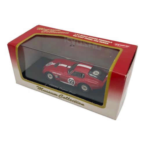 京商 (キョウショウ) ダイキャストカー 1:43 COBRA DAYTONA COUPE '65 LEMANS NO.59(RED) 03051F