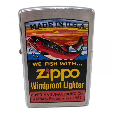 ZIPPO (ジッポ) オイルライター 1996年製 WE FISH WITH... 未着火品