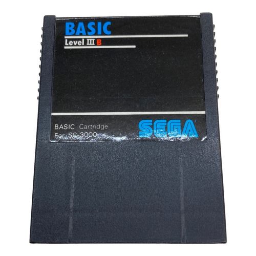 BASIC LEVEL III B SEGA SC-3000専用ソフト 箱付 説明書欠品 箱イタミ ※動作未確認｜トレファクONLINE