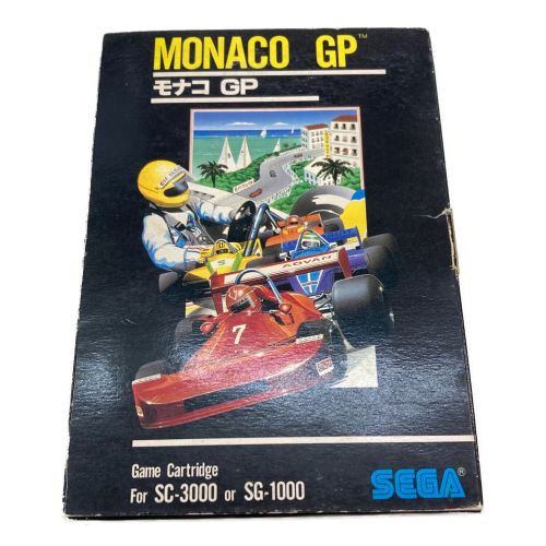 MONACO GP SG-1000・SG-3000用ソフト 箱・取説付 箱イタミ  ※動作未確認