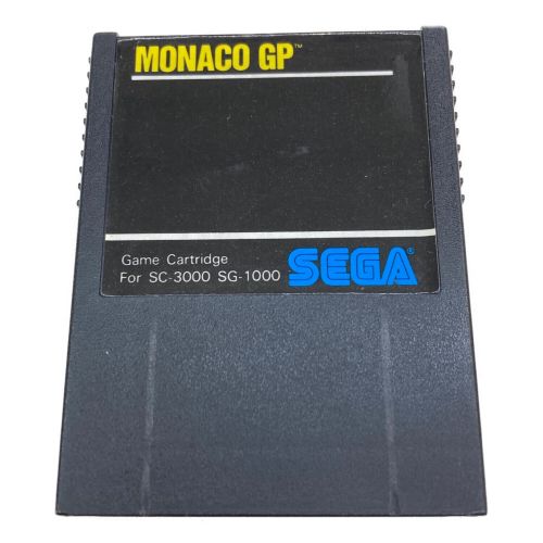 MONACO GP SG-1000・SG-3000用ソフト 箱・取説付 箱イタミ  ※動作未確認