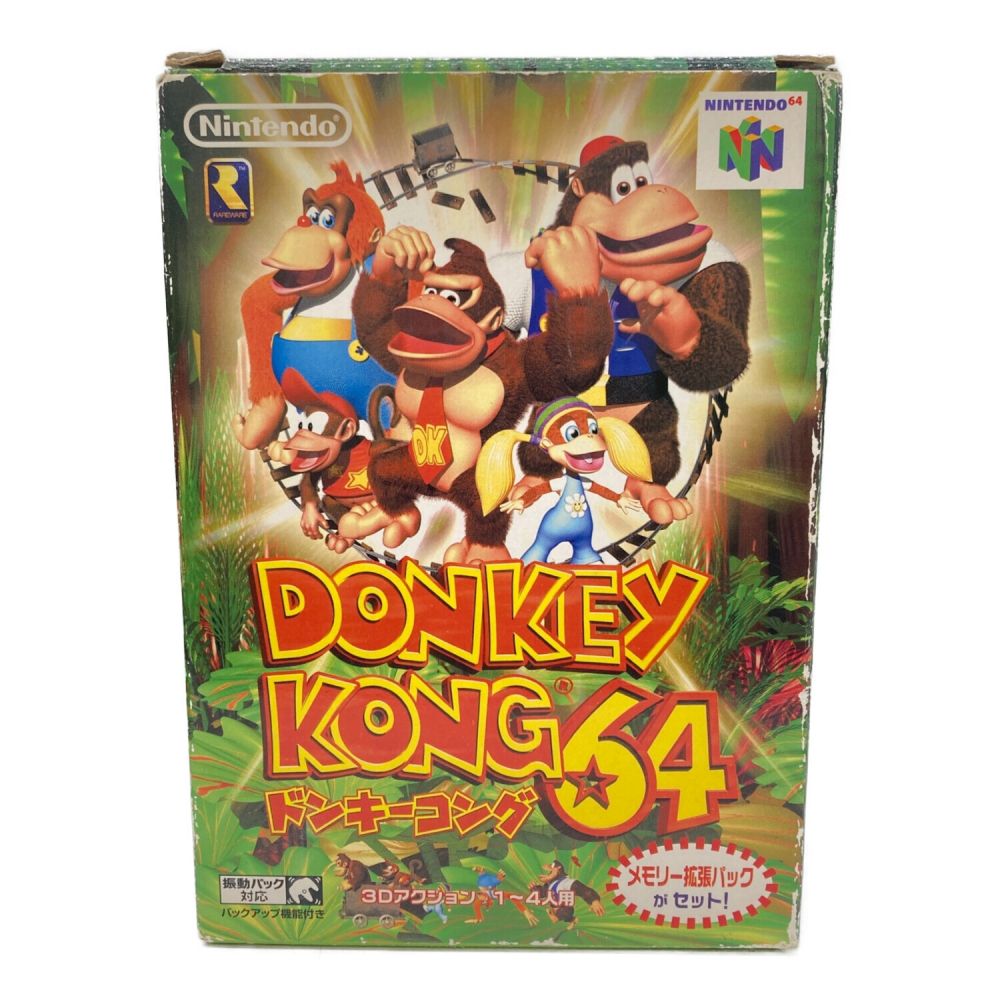 専門店では ドンキーコング64 サウンドトラック Nintendo64 DONKEYKONG 
