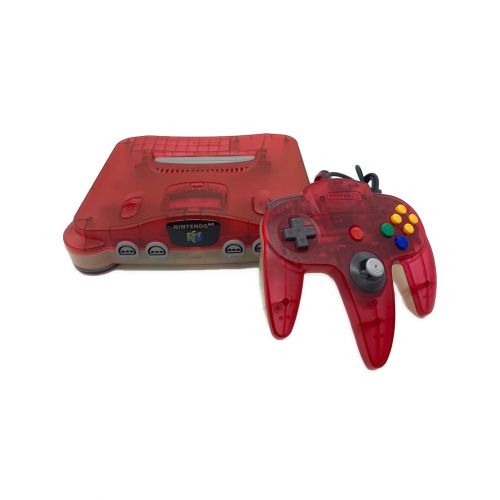 Nintendo (ニンテンドウ) Nintendo64 限定カラー クリアレッド おまけソフト付