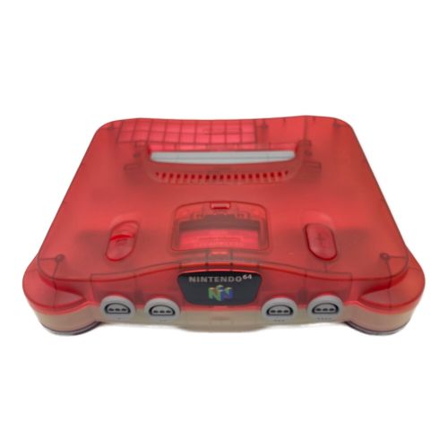 Nintendo (ニンテンドウ) Nintendo64 限定カラー クリアレッド おまけソフト付