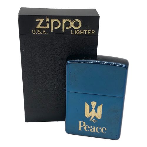 ZIPPO（ジッポ） オイルライター Peace 1999年製 ケース付 USED品