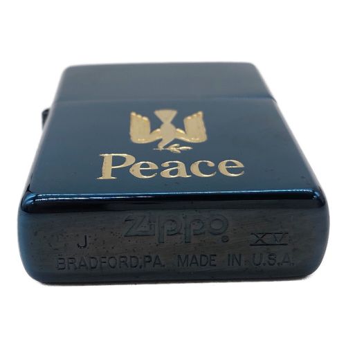 ZIPPO（ジッポ） オイルライター Peace 1999年製 ケース付 USED品
