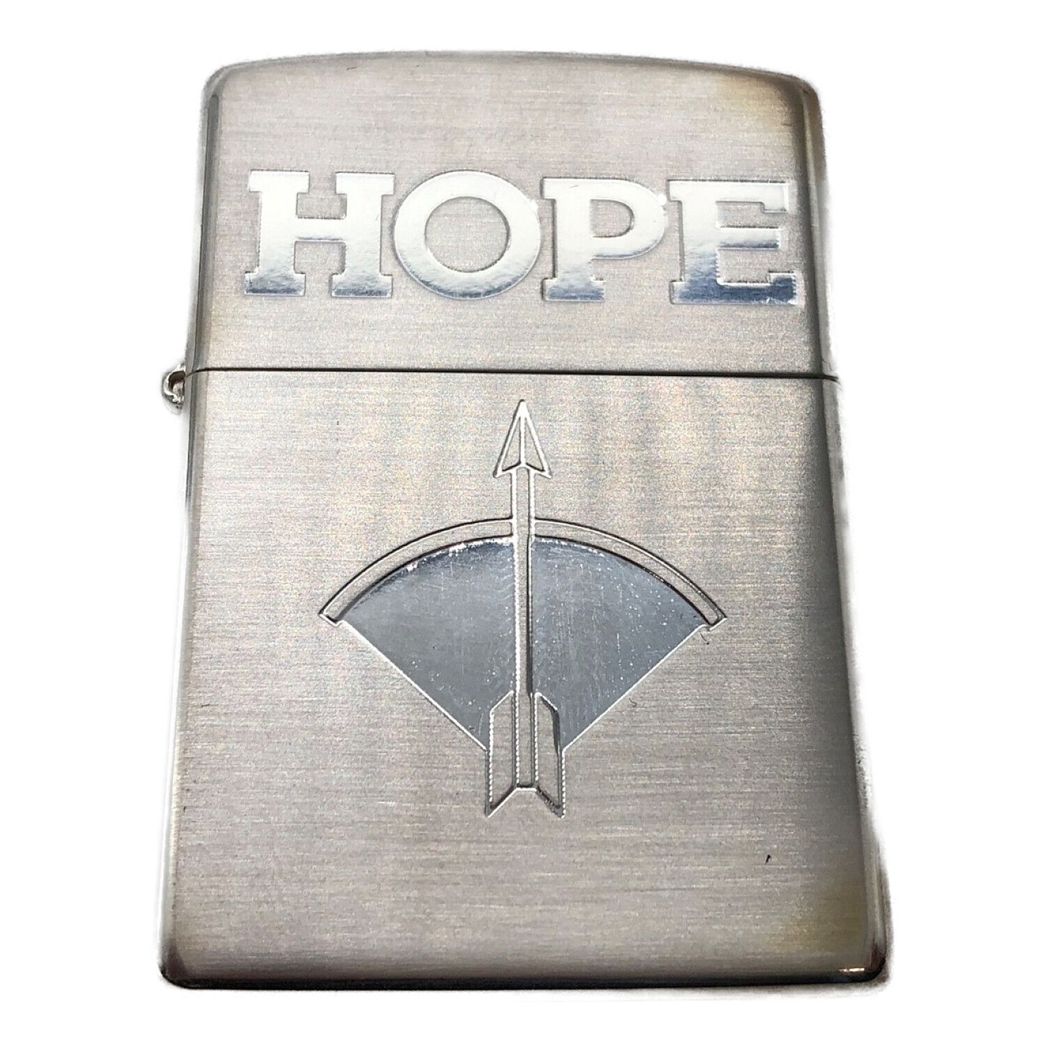 ZIPPO ZIPPO ジッポ HOPE 火花有 オイルライター 喫煙具 喫煙グッズ 箱付　特殊加工　未使用品