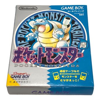 ゲームボーイ用ソフト マップ欠品 バッテリー保証無し ポケットモンスター青 -