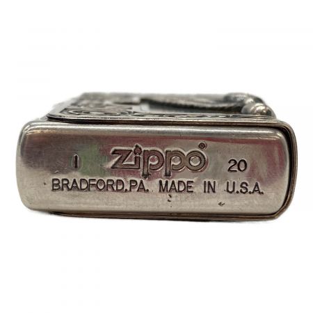 ZIPPO (ジッポ) オイルライター ストーンウイングメタル ターコイズ 2020年製 USED品