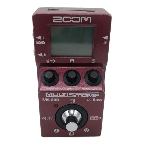 ZOOM (ズーム) ベースマルチエフェクター MULTISTOMP MS-60B