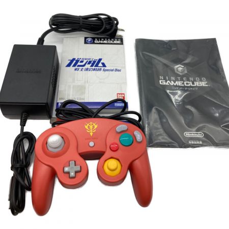 Nintendo (ニンテンドウ) GAMECUBE シャア専用カラー ゲームボーイプレイヤーディスク・ガンプラ欠品 DOL-001 -