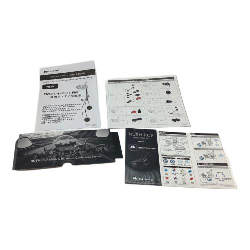 midland (ミッドランド) バイク用インカム RUSH RCF シングルパック RUSH RCF
