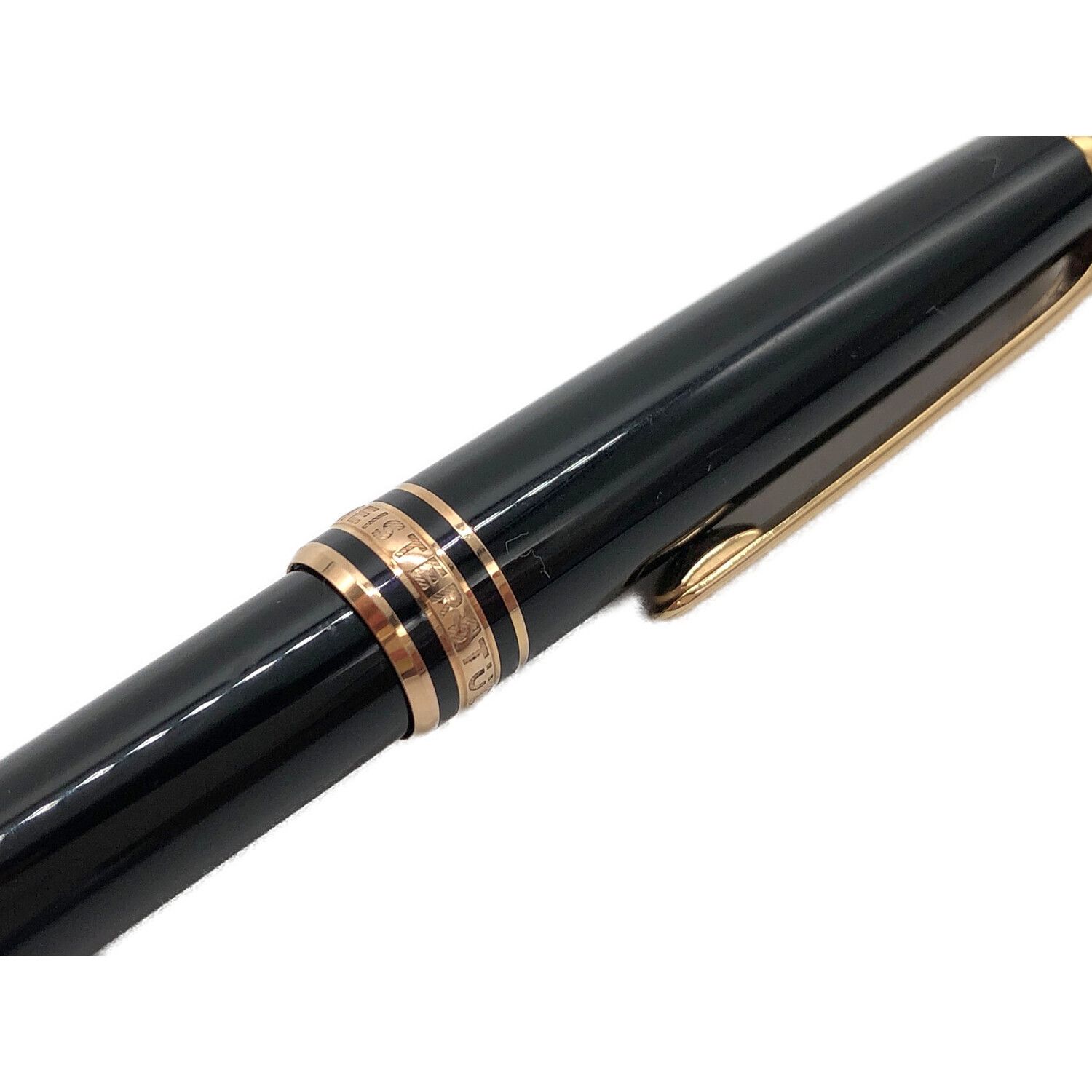 MONTBLANC (モンブラン) ボールペン ブラック×ゴールド マイスターシュ 