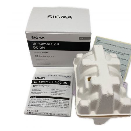 SIGMA (シグマ) ズームレンズ 18-50mm 2.8 Lマウント -