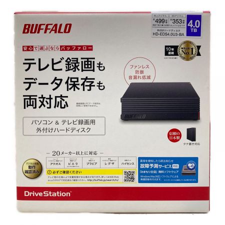 BUFFALO (バッファロー) 外付けハードディスク 4TB HD-EDS4.0U3-BA