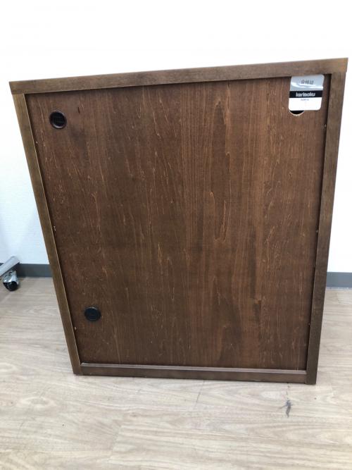 karimoku (カリモク) キャビネット ブラウン ガラス扉付