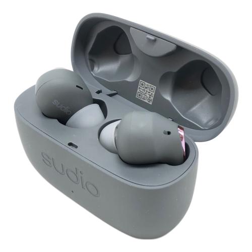 d ワイヤレスイヤホン グレー Sudio (スーディオ) ワイヤレスイヤホン 充電ケーブル欠品 E2