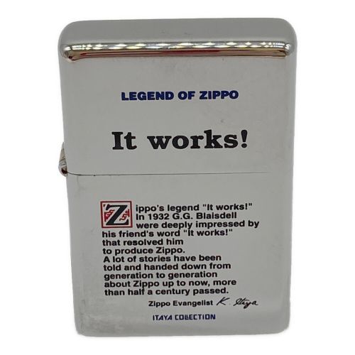 ZIPPO (ジッポ) オイルライター 1999年製 ITAYA COLLECTION LEGEND OF ZIPPO2