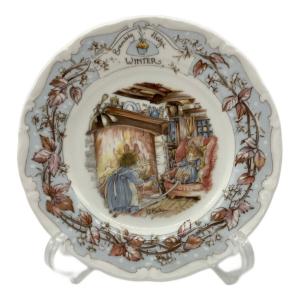 ROYAL DOULTON (ロイヤルドルトン) アートプレート WINTER ブランブリーヘッジ