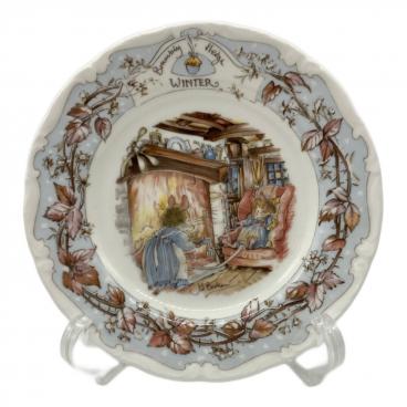 ロイヤル・ドルトンブランブリーヘッジウインター花瓶 ロイヤル