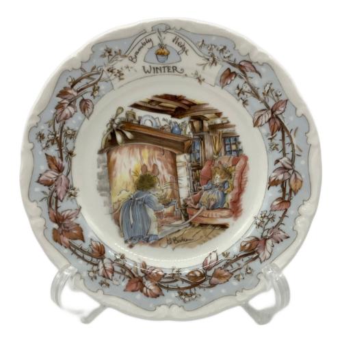 ROYAL DOULTON (ロイヤルドルトン) アートプレート WINTER ブランブリーヘッジ