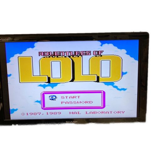 ファミコン用ソフト アドベンチャーズ オブ ロロ ソフトのみ