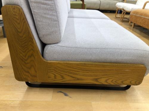 ADDRESS (アドレス) 2人掛けソファー ライトグレー×ナチュラル 331 Connie sofa