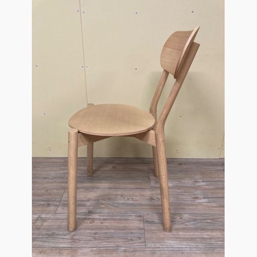 karimoku Castor Chair Plus C3435A Pure Oak ナチュラル(メーカー公式表記:Pure Oak) C3435AME ナラ突板貼り成形合板 キャストールチェアプラス デザイナー:BIG GAME