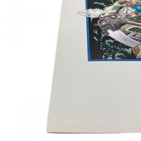 ドラゴンボール複製原画(B4サイズ) 「鳥山明の世界展」少年悟空と恐竜