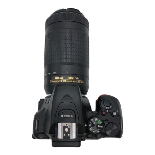 Nikon 一眼レフカメラ レンズ18-55ズーム時ガサつき有 D5600 2478万画素(総画素) APS-C 専用電池 SDXCカード対応 標準：ISO100～25600 高速連続撮影：約5コマ/秒 1/4000～30秒 2130083