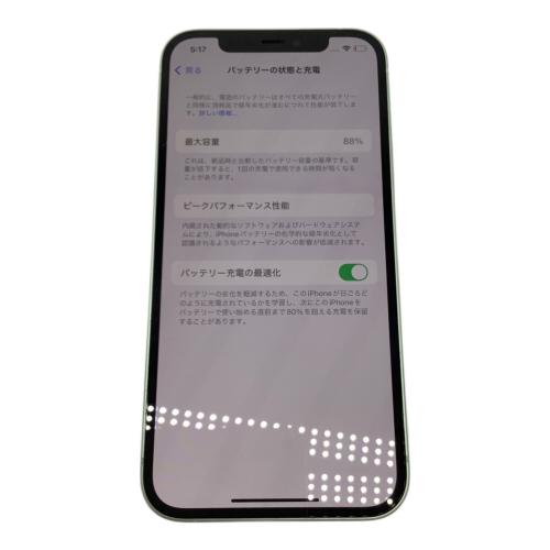 Apple iPhone12 MGHT3J/A サインアウト確認済 353050110818406 ○ SoftBank 修理履歴無し 64GB バッテリー:Bランク(88%) 程度:Bランク iOS Blancco社データ消去済み
