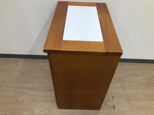 ペールカウンター タイルトップ 引出付