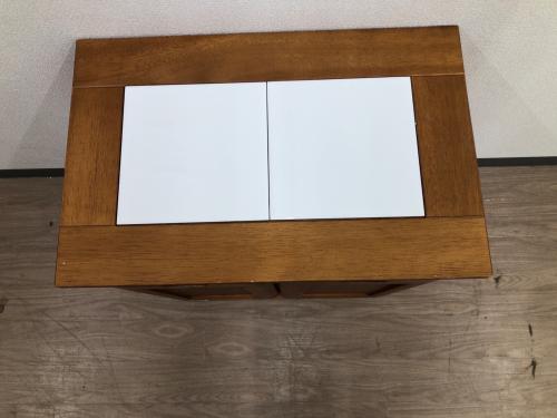 ペールカウンター タイルトップ 引出付