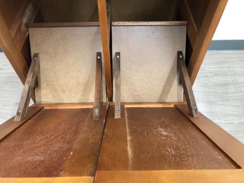 ペールカウンター タイルトップ 引出付