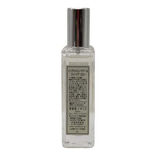 JO MALONE (ジョーマローン) オーデコロン メンズ イングリッシュ ペアー＆フリージアコロン 30ml 残量80%-99%