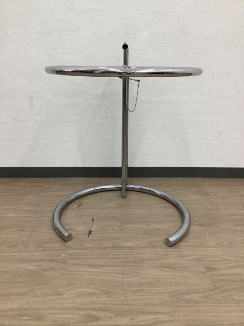 ClassiCon (クラシコン) サイドテーブル シルバー 160 ガラス天板 アイリーン