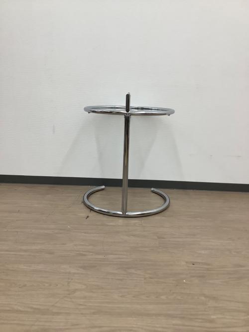 ClassiCon (クラシコン) サイドテーブル シルバー 160 ガラス天板 アイリーン