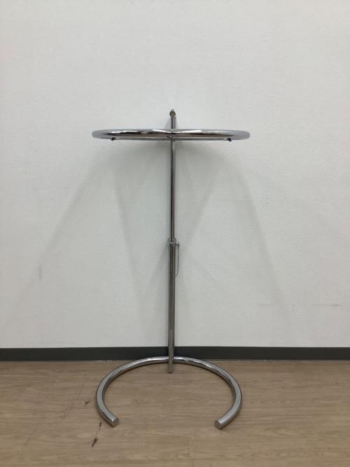 ClassiCon (クラシコン) サイドテーブル シルバー 160 ガラス天板 アイリーン