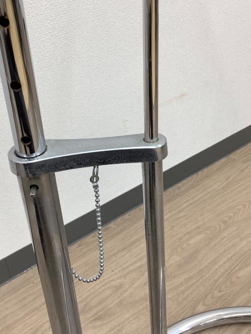 ClassiCon (クラシコン) サイドテーブル シルバー 160 ガラス天板 アイリーン