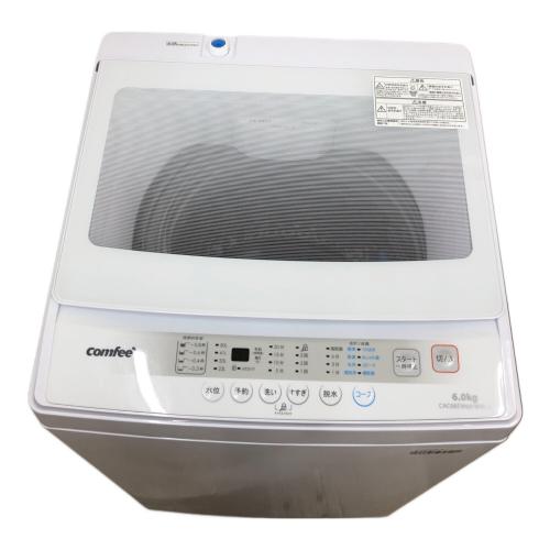 Comfee (コンフィー) 全自動洗濯機 6.0kg CAC06EW60/WW-JP 2024年製 クリーニング済 50Hz／60Hz