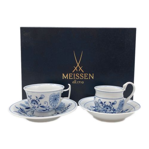 Meissen (マイセン) カップ&ソーサー ブルーオニオン 2Pセット